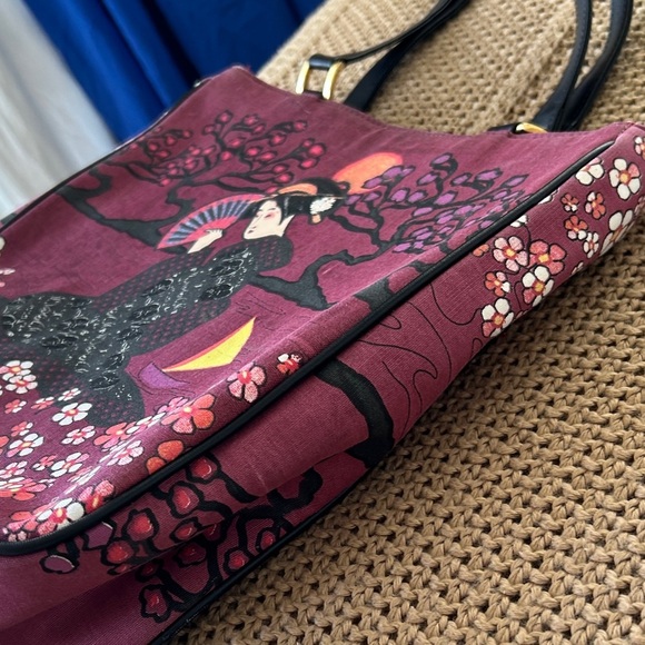 Vintage PREZZO Geisha Girl Beaded Embellished Collectible Handbag Shoulder - Picture 6 of 9